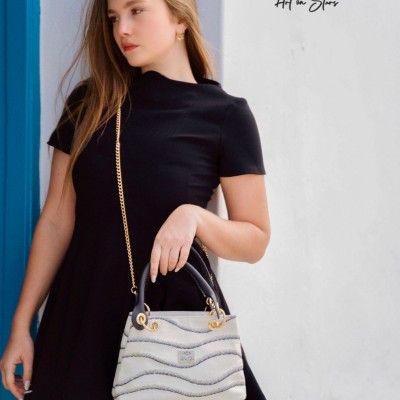 Τσάντα  Ώμου / Χειρός Art On Stars Silver Sand 439