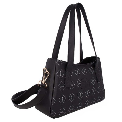 Τσάντα  Ώμου / Χιαστί De Raggi Monogram Series 25127-1216-BL Black