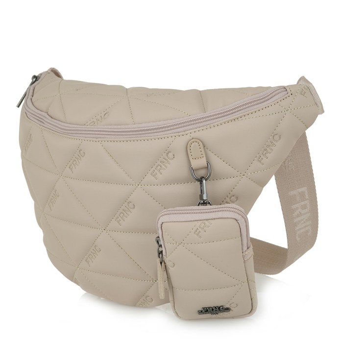 Τσάντα Μέσης FRNC 4122 Μπεζ