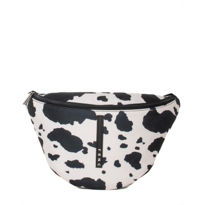 Τσάντα Μέσης FRNC 5201 Εκρού / Μαύρο