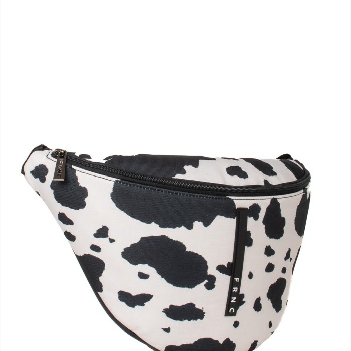 Τσάντα Μέσης FRNC 5201 Εκρού / Μαύρο