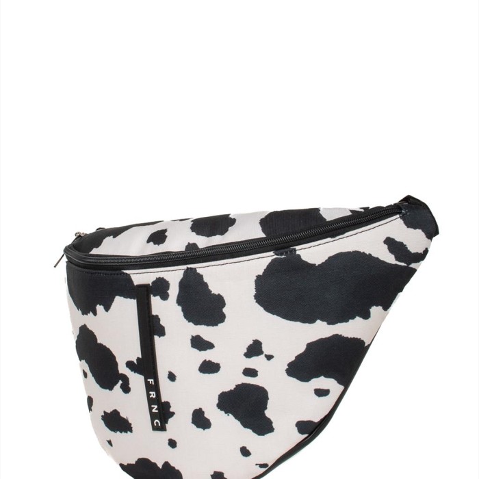 Τσάντα Μέσης FRNC 5201 Εκρού / Μαύρο