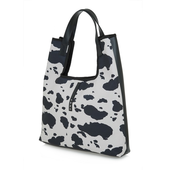 Τσάντα Ώμου FRNC 5207 Εκρού / Μαύρο