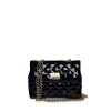 Τσάντα Ώμου Mini Flap Chains Quilted Hunter 54003292 Μαύρο Λουστρίνι