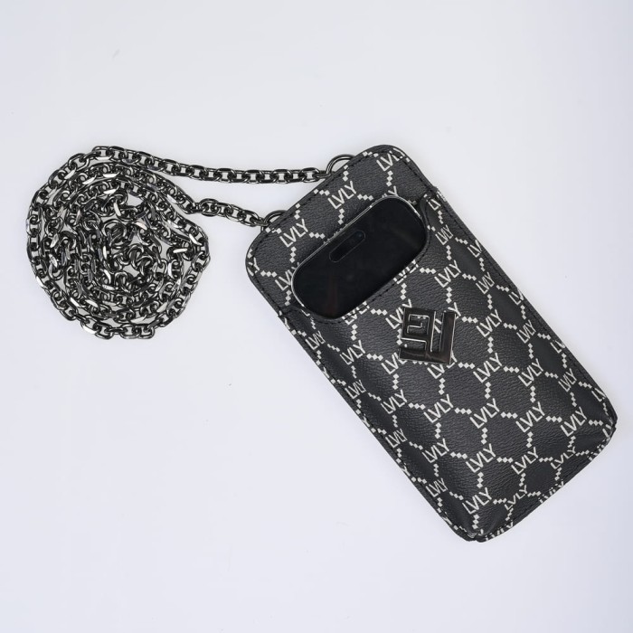 Τσαντάκι Λαιμού Lovely Celly Mosaic 17CE-MON-13 Μαύρο