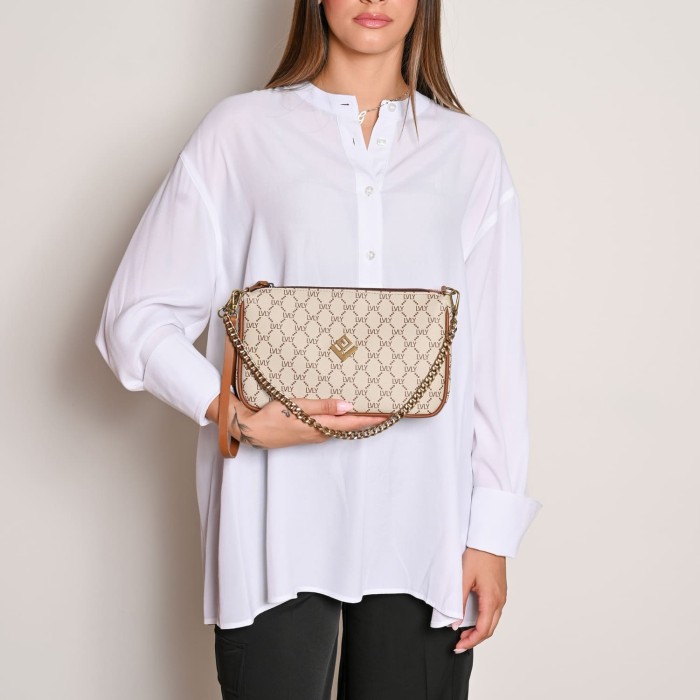 Τσάντα Ώμου / Χειρός Lovely Caldera Large Mosaic Bag 17CD-LMON-05 Μπεζ