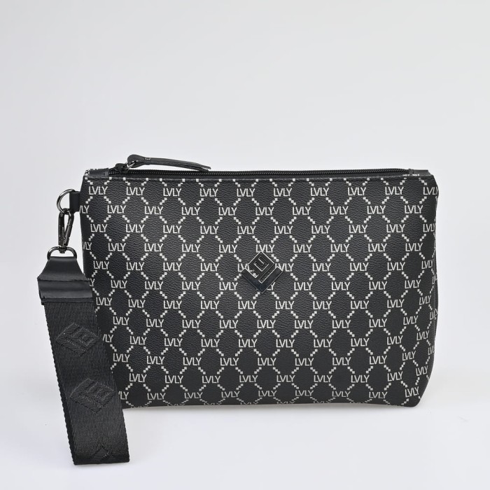 Τσάντα Χειρός Lovely Necessaire Mosaic Bag 17N-MON-13 Μαύρο