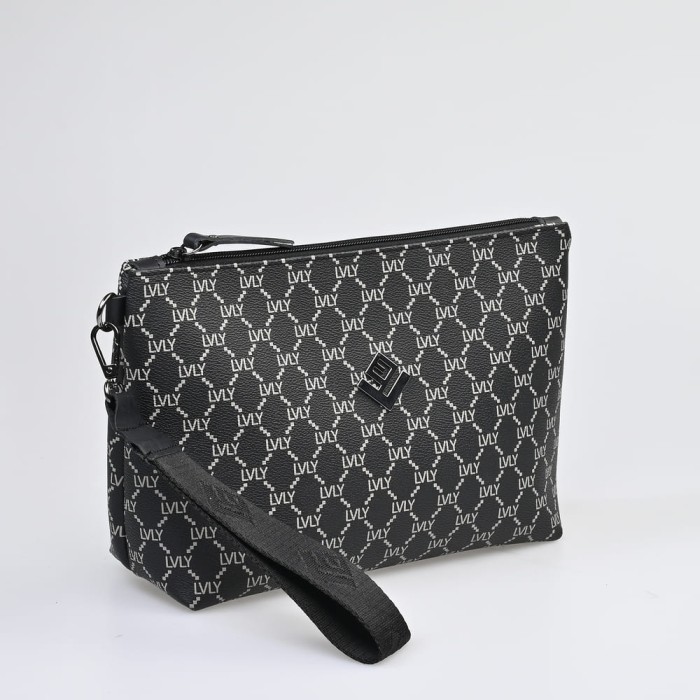 Τσάντα Χειρός Lovely Necessaire Mosaic Bag 17N-MON-13 Μαύρο