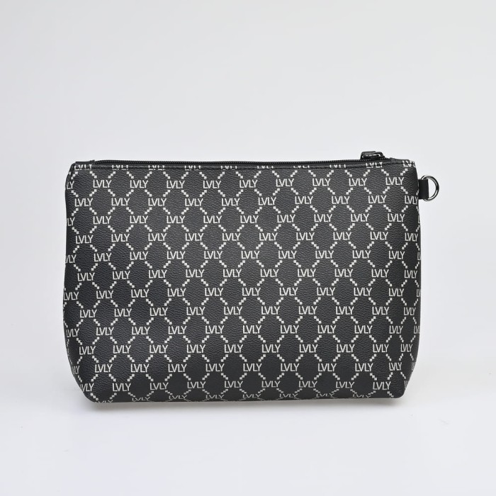 Τσάντα Χειρός Lovely Necessaire Mosaic Bag 17N-MON-13 Μαύρο