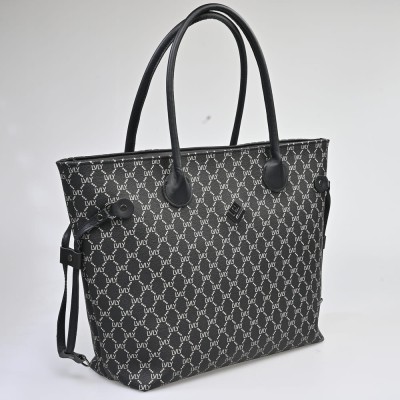 Τσάντα Shopper Lovely Annette Large Mosaic Bag 17ANE-LMON-13 Μαύρο