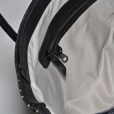 Τσάντα Shopper Lovely Annette Large Mosaic Bag 17ANE-LMON-13 Μαύρο