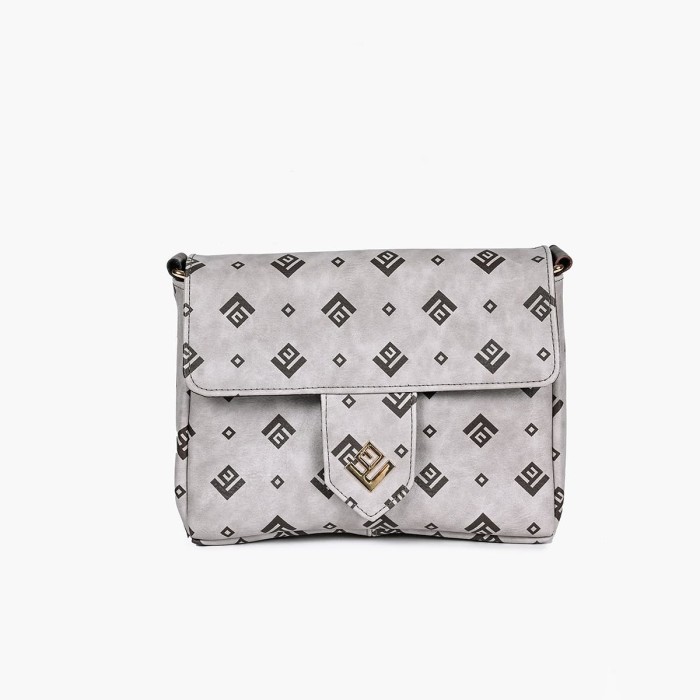 Τσάντα Ώμου / Χιαστί Lovely Irma Small Signature Bag 16IR-SSI-03 Γκρι