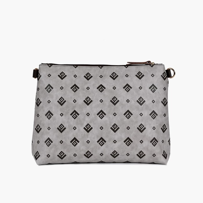 Τσάντα Ώμου / Χιαστί Lovely Olimpia Signature Bag 16OL-SI-03 Γκρι