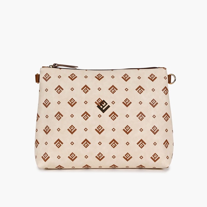 Τσάντα Ώμου / Χειρός Lovely Olimpia Signature Bag 16OL-SI-05 Beige