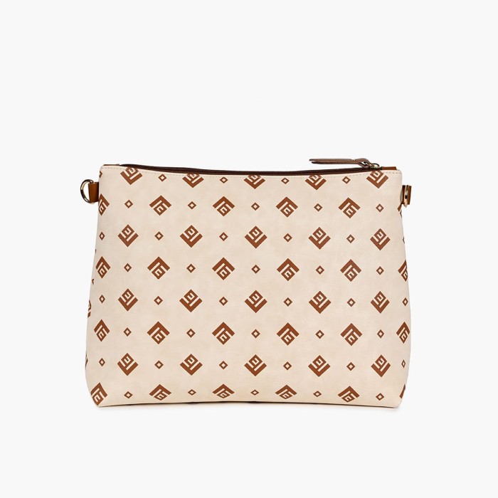 Τσάντα Ώμου / Χειρός Lovely Olimpia Signature Bag 16OL-SI-05 Beige