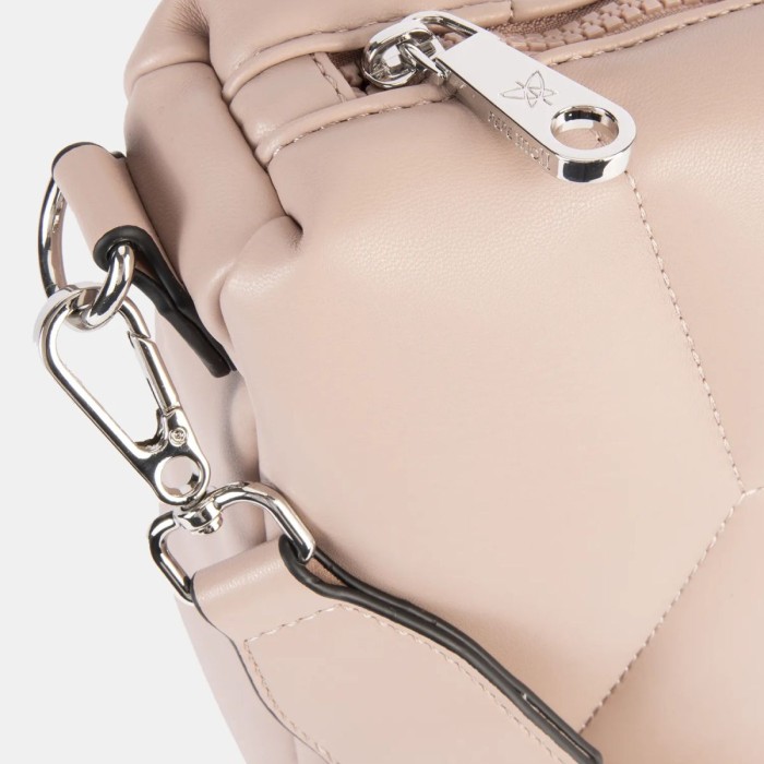 Τσάντα Χιαστί Pepe Moll 251394 Napa Puff Nude