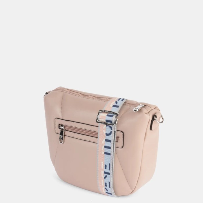 Τσάντα Χιαστί Pepe Moll 251394 Napa Puff Nude